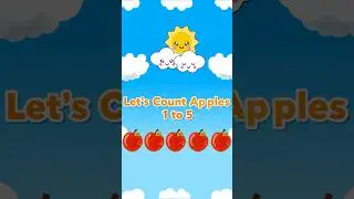 Counting fun coming next🍎 Learn numbers with Leo & Maya! #LearnToCount #PreschoolLearning #counting