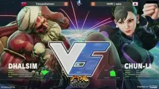 Street Fighter 5 Tournament - TWFighter 2016 - TaiwanDaimon v Sako / Eita v 石油王