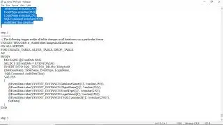 DDL Triggers and Logon triggers in SQL Server