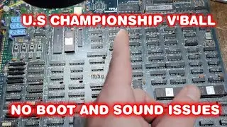 [ARCADE PCB] Ремонт вибола чемпионата США