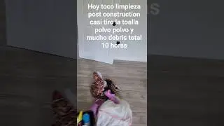 post construction cleaning con razon se cobra el doble mucho polvo use mas de 50 trapos  microfibra