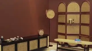 Natural rattan furniture making