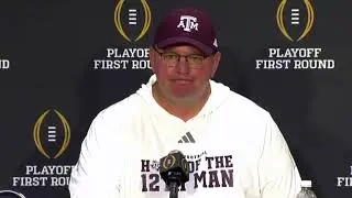 Texas A&M Mike Elko | Post Miami Playoff Press Conference | Texas A&M Football #sports #football