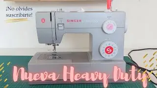 nueva maquina de coser SINGER HEAVY DUTY 4423