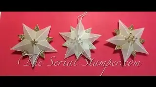 Vellum 3D SNowflake Star Ornament