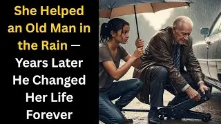 She Helped an Old Man in the Rain — Years Later He Changed Her Life Forever