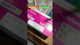 Wiom Wifi 😱🔥 Fiber 575 rs/month speed test- 130 mbps #wiom @wiomofficial2733 #wifi #internet#shorts