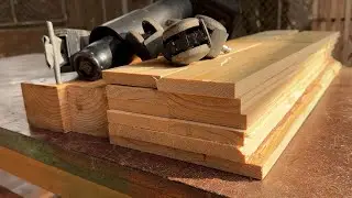 The Extremely Unique Giant Wood Processing Ideas Of Carpenter Mr. Manh. Woodworking Skills
