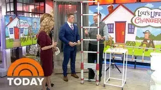 Lou Manfredini&rsquo;s Life Changers: Quick Curtain Hangers, Extending Ladder | TODAY
