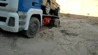 RC TRUCK STUCK IN SAND