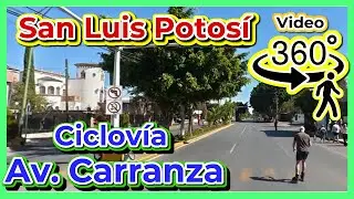 Paseo de Ciclovia Dominical en San Luis Potosí  en  360°