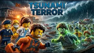 LEGO Zombie: Tsunami Terror EP 11 | LEGO Zombie 3D Animation