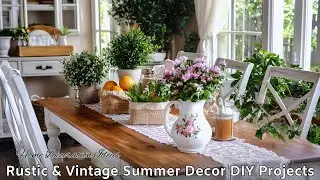 Timeless Elegance Summer Crafts! Handmade Rustic & Vintage Decor Ideas Easy DIY! #2