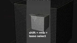 MASTER Blender Selection: Box (B), Circle (C) & Lasso!
