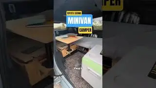 Solo Trip w/ Sienna VanPackers kit - Minivan camper #minivancamper