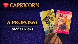 ❤️ CAPRICORN-A Proposal Is Coming&hellip; Trust This New Beginning (Divine Union) |Daily Tarot Reading