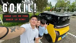AKIBAT BAWA MOBIL LISTRIK JALAN JAUH TANPA CHARGE | JADI NYOBAIN ECO MODE WULING AIR EV | SUPER IRIT