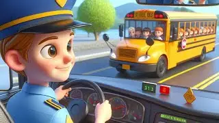 Wheels on the Bus Go Round and Round | Popular Kids Song | Nursery Rhymes
