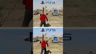 Ps4 Slim vs Ps5 Pro Game Comparison | Gta 5 Graphic Comparison Ps4 vs Ps5 Pro | Graphics Comparison