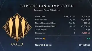 [World Record] Forge M10 9:54 Spear/GA POV (Fire) | New World
