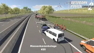 Autobahn Polizei Simulator 2 | Massenkarambolage 🚓 🚑 🚒 | #020 | mrTobiLP