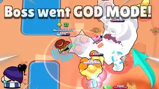 Fight against the Big Robot in GOD MODE!!😬🌋 - Brawl Stars