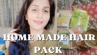 Home Made Hairpack/Amla,reetha, rosemary,heena 100% natural hair growth #haircare #hairmask 