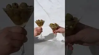 How I like my Dirty Martini 🍸🫒 #cocktail #recipe #foodie