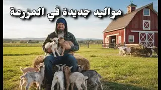 لماذا ترفض المعزة ان ترضع مولودها  ؟ ولادات جديدة في المزرعة،  مواليد توائم الماعز (276)
