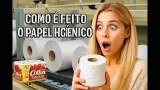 Como é fabricado O PAPEL HIGIENICO  - O segredo industrial por trás do papel higiênico