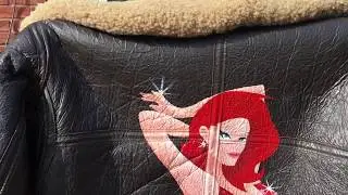 Nose Art Irvin Flying Jacket WW2 Recreation