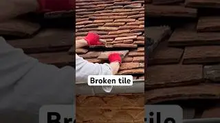 How to change a broken tile #roofing #rooftop #diy #house #restoration