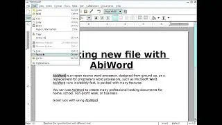 AbiWord: find & replace text #abiword #abiwordtutorials
