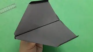 สอนพับเครื่องบินกระดาษ ร่อนนาน เจ๋งๆ (Sky king) #28 How to make a Paper airplane