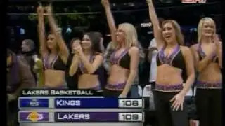 Lakers v/s Kings 01-01-10 kobe bryant tiro ganador de 3 puntos