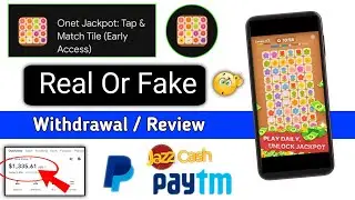 Onet Jackpot Tap & Match Tile Withdrawal - Onet Jackpot Tap Match Tile Real Or Fake - Onet Jackpot