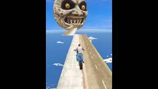 Franklin Cross Broken Road In INDIAN BIKE DRIVING 3D | #shorts #maxer