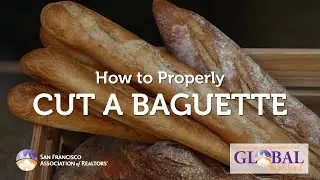 How do you properly cut a baguette?