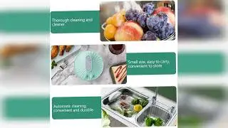 Review: Mipcase Mini Portable Dishwasher for Vegetables and Fruits Usb Powered Lightweight Fas...
