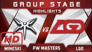 Mineski vs LGD Perfect World Masters 2017 Minor Highlights Dota 2