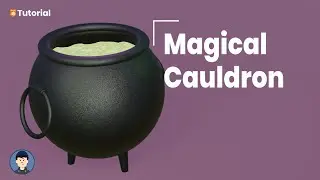 How to make a magical cauldron in Blender [3.3] | 3D Modeling