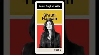 Learn English Vocabulary with Shruti Haasan | Word: Petrified