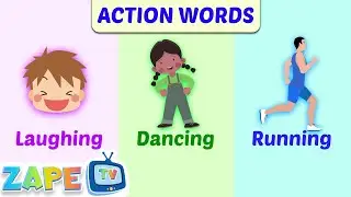 Action Words in Motion | Fun and Educational Song for Kids | Learn Verbs Through Music | Zape TV