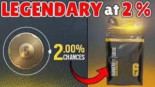 Winning a LEGENDARY Alpha Pack On 2 PERCENT ! - Rainbow Six siege