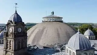 Buxton spa town on a sunny day