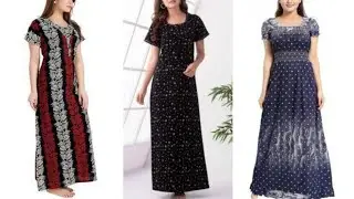 Beautiful Cotton Nighty Design | Ladies Nighty Design Images | Night Gown Dresses #nighty #fashion 