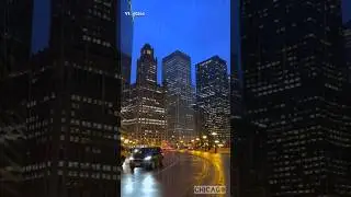 #chicago #drivetour #citylife #rainyday #explorechicago #nightlife