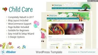 Child Care Creative - WordPress Shop Theme Free Download