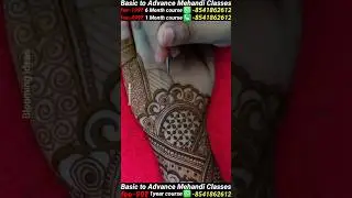 back hand flower pattern mehndi design 2026 // full hand simple mehndi design #mehndi, #shorts