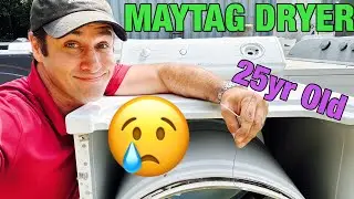 REAL DEAL Maytag Dryer Making A Horrible Scratching Noise | Tub Is Ruined | MDE9206AYW | SHE GONE 👎